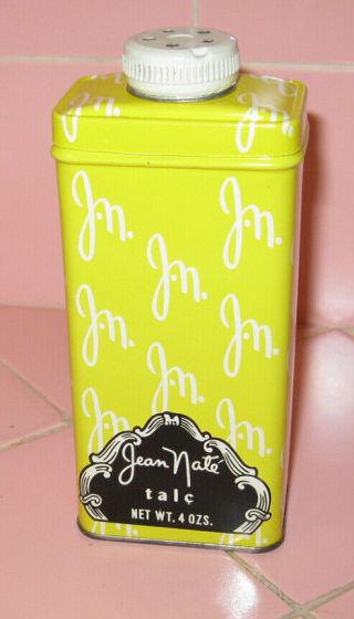 Vintage Can Tin Jean Nate 