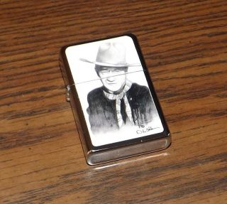 John Wayne The Duke Collectible Cigarette Lighter Western