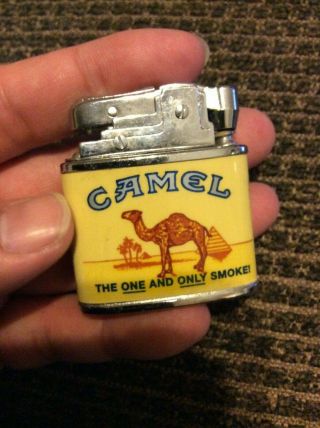 Unfired Cigarette Brand Ad Lighter,  Camel Cigarettes