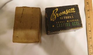 Vintage Bronson Altoona Level Winding Casting Reel Empty Box No 4200