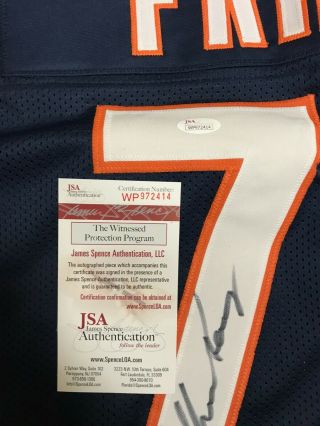 William Perry Chicago Bears Signed Autograph Blue FRIDGE Football Jersey JSA 3
