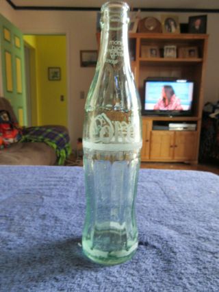 Vintage Coca Cola 10 Oz Green Bottle - Cocoa,  Fla (83)