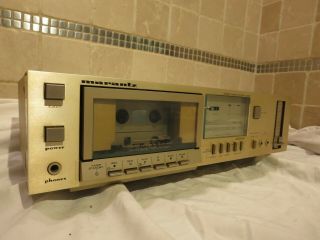 Marantz Sd320 Vintage Hifi Cassette Tape Deck Player Gold Audiophile 80 