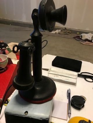 1915 Western Electric Company Candlestick Antique Telephone