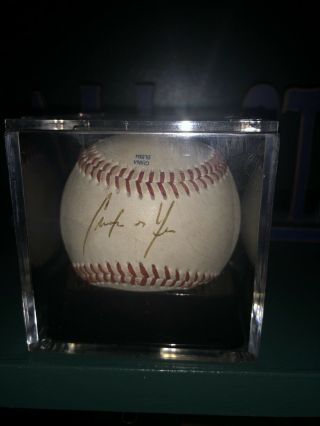 Christian Yelich Signed Game Florida State League Baseball