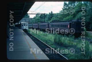 Slide Pc Penn Central Silverliner 299 And Prr Mp54 685 & 3 Om 1976
