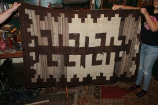 Antique Native American Woven Horse Blanket 67 " X45 "