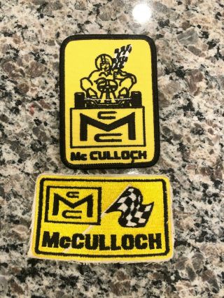 Vintage Mcculloch Go Kart Engine Patch Patches Margay Rupp Dart Cart