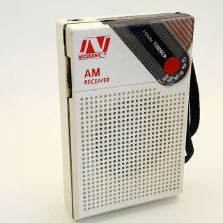 Nicosonic Transistor Radio Pocket Portable Vintage 1980 