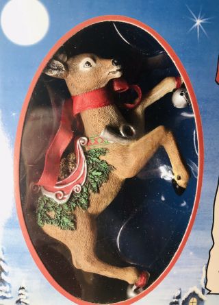 Roman Inc Vintage Christmas The Legend of the Reindeer 1999 Ornament Repaired 2