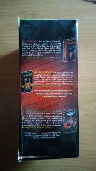 Halloween Trilogy Vintage Horror VHS Tape 3 Pack - Blockbuster Exclusive 2