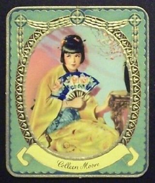 Colleen Moore 1934 Garbaty Film Star Series 2 Embossed Cigarette Card 162