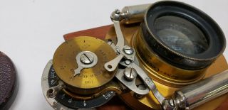 Antique brass Bausch & Lomb piston shutter 11 