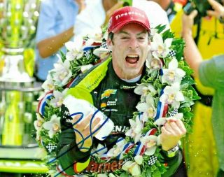 Simon Pagenaud Signed 8x10 Photo 2019 Indy 500 Indianapolis Winner Penske Irl A