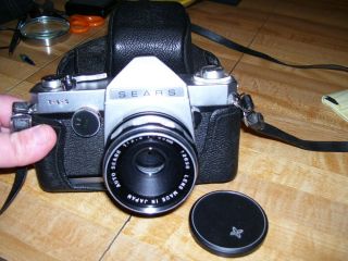 Vintage Sears Tls 35mm Slr Camera In Case