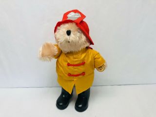 Russ Berrie Fire Man Plush Bear,  Paddington Bear,  Vintage Toys Stuffed Animal