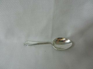 Vintage Sterling Silver Rosebud Baby Spoon 4.  5 " (a2z003978)