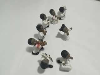 Fabulous set of Vintage Retro Robertson’s Jam musical Band Ornament figures 3