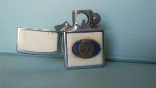 Vintage Zippo Pipe Lighter With Medalion 2