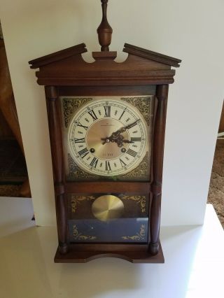 Hamilton Vintage 31 - Day Keywound Wall Wood Clock.