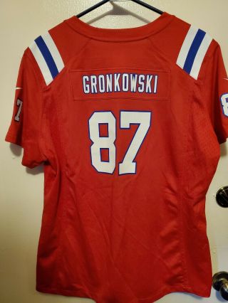 England Patriots Game Worn Jersey,  Gronkowski 87 Size Xxl