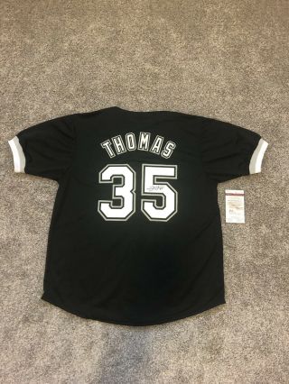 Frank Thomas Signed (autographed) Custom Chicago White Sox Jersey - Jsa