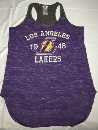 Los Angeles Lakers Womens Racerback Tank Top Shirt Size Large