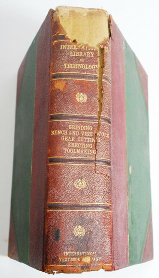 1903 International Library Of Technology Engineering Grinding Gauges Tools Gears