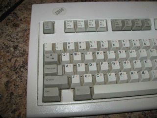 Vintage IBM PC Computer Clicky PS/2 Keyboard Model M P/N:1391401 (Missing Cord) 2