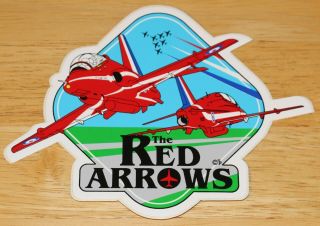 Old Raf Royal Air Force Red Arrows Display Team Opposition Crossover Sticker