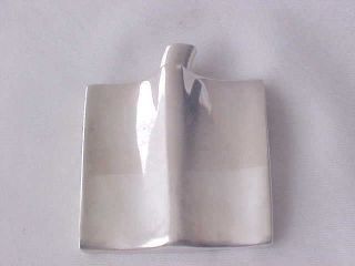 Magnificent Vtg Signed Takashi Wada Large Sterling Silver Abstract/modernist Pin