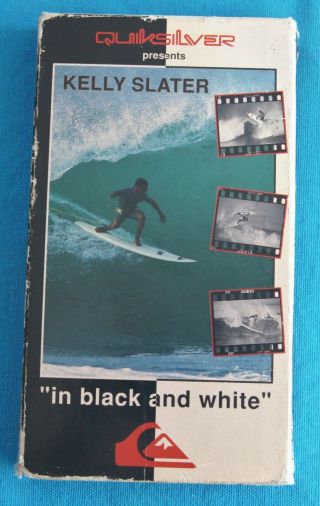 Quicksilver Kelly Slater Vhs " In Black And White ",  Copyright 1991 - Vintage