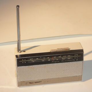 1950s Vintage Sony Tr - 816 Historical Transistor Radio & Case