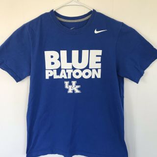 Kentucky Wildcats Mens Basketball Shirt Big Blue Platoon Uk Nike Size M Cats