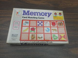 Vintage 1978 Milton Bradley Memory Card Matching Game 4664 Complete Ships
