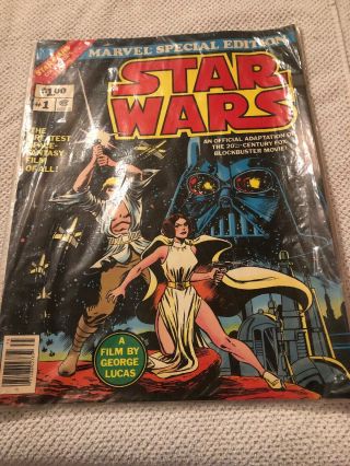 Vintage 1977 Marvel Special Edition Featuring Star Wars 1 Oversized Comic Book