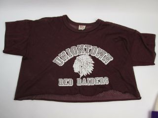 Vintage Uniontown High School Football Jersey Red Raiders Xl Pennsylvania Old