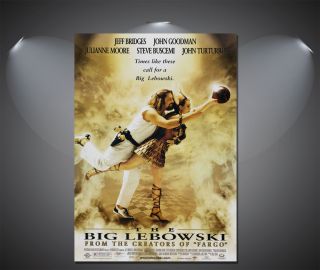 The Big Lebowski Vintage Movie Poster - A1,  A2,  A3,  A4 Available