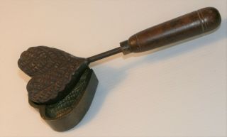 antique millinery silk leaf iron press brass/iron mold craft heart flower tool 2