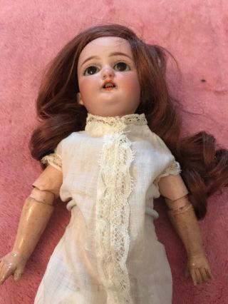 Antique 10 Inch 1800s Simon Halbig Bisque Doll W/composition Body 1079