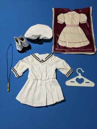 American Girl Doll Pleasant Company Samantha Parkington Sailor Outfit W/ Whistle