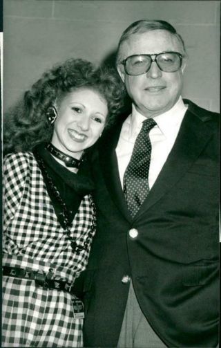Vintage Photograph Of Gene Kelly Photographed With Bonnie Langford