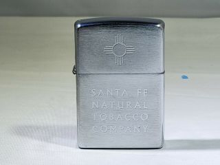 2003 Vintage Zippo Santa Fe Natural Tobacco Company Unfired