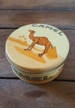 Vintage Camel Zippo Lighter Round Tin Rjrtc 1994 Tin Only