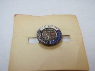 Vintage U.  S.  United States Navy Honorable Discharge Lapel Pin Usn 1970s