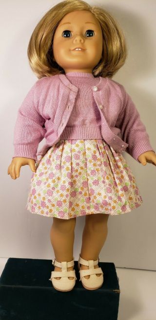 Vintage Pleasant Company American Girl Doll Kit Kittredge With Outfit