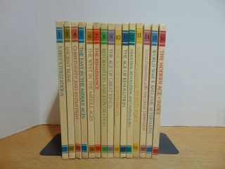 Golden Press Universal History Of The World 15 Vol Set (missing Vol 2) 1966 Hc