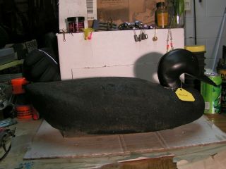 Vintage Restle Black Duck Decoy