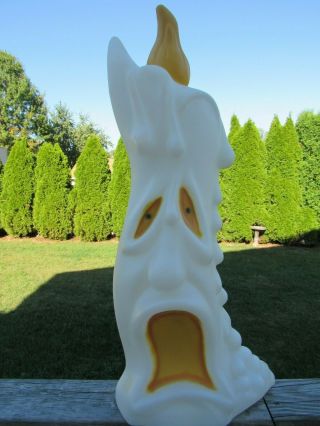 Vintage Empire Halloween Melting Candle 2 Sided Ghost Blow Mold - 36 " Tall