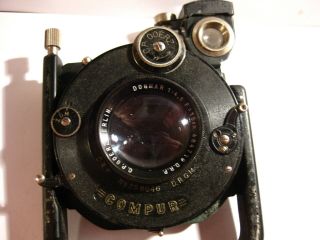 Compur Shutter Dogmar C.  P.  Goerz Berlin D.  R.  P.  4.  5 / 15cm 150mm Vintage Lens